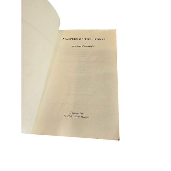 Masters Of The Stones Novel By Jonathan Cartwright - Picture 7 of 11